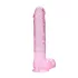 RealRock - godemichet réaliste transparent - rose 22cm