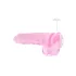 RealRock - godemichet réaliste transparent - rose 22cm