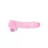 RealRock - godemichet réaliste transparent - rose 22cm