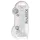 RealRock - gode réaliste transparent - silicone transparent 22cm