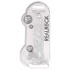 RealRock - gode réaliste transparent - silicone transparent 22cm