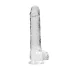 RealRock - gode réaliste transparent - silicone transparent 22cm