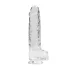 RealRock - gode réaliste transparent - silicone transparent 22cm