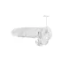 RealRock - gode réaliste transparent - silicone transparent 22cm