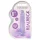 RealRock - gode réaliste transparent - violet - 15cm