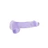 RealRock - gode réaliste transparent - violet - 15cm