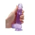 RealRock - gode réaliste transparent - violet - 15cm