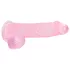 RealRock - godemichet réaliste transparent - silicone rose 15cm