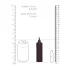 Ouch Chocolate - bougie de massage corps - parfum chocolat - 100g