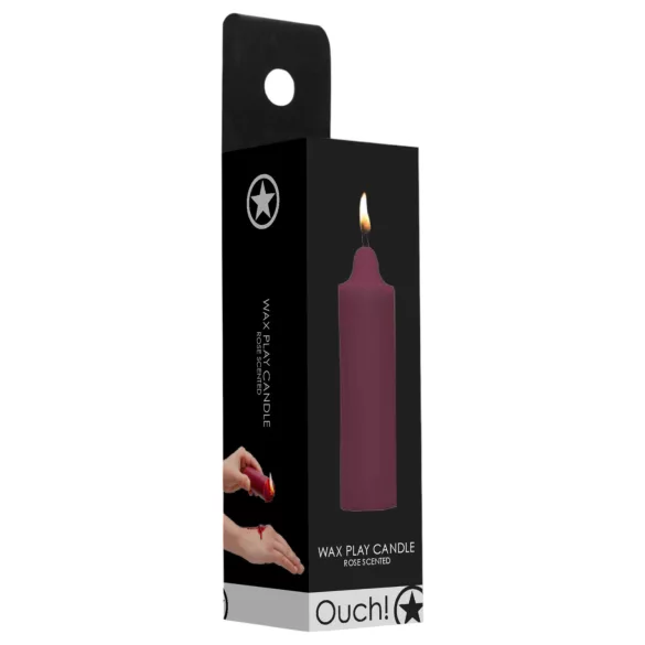 Ouch Rose - bougie de massage corporelle parfum rose - 100g