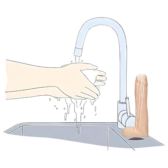 Dicky Cum - savon pénis avec testicules - naturel 250g