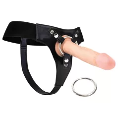   RealRock Deluxe - harnais réglable pour gode ceinture - noir