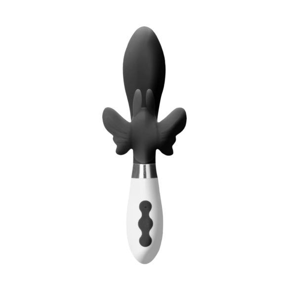 Alexios - vibromasseur rabbit papillon stimulateur clitoridien - silicone noir