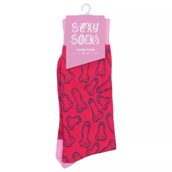 S-Line Sexy Socks - chaussettes coton - motif pénis