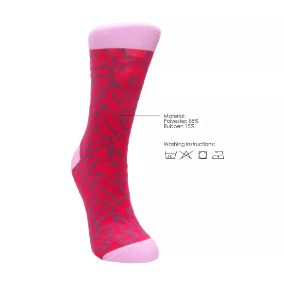 S-Line Sexy Socks - chaussettes coton - motif pénis