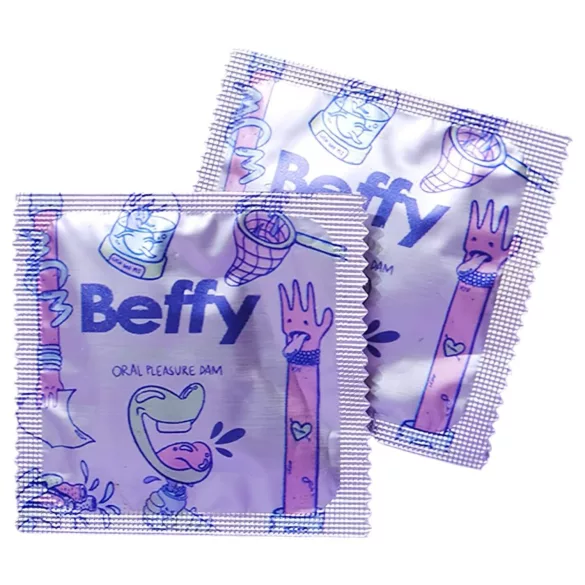 Beffy - lingettes ultra fines pour cunnilingus - 2 pièces