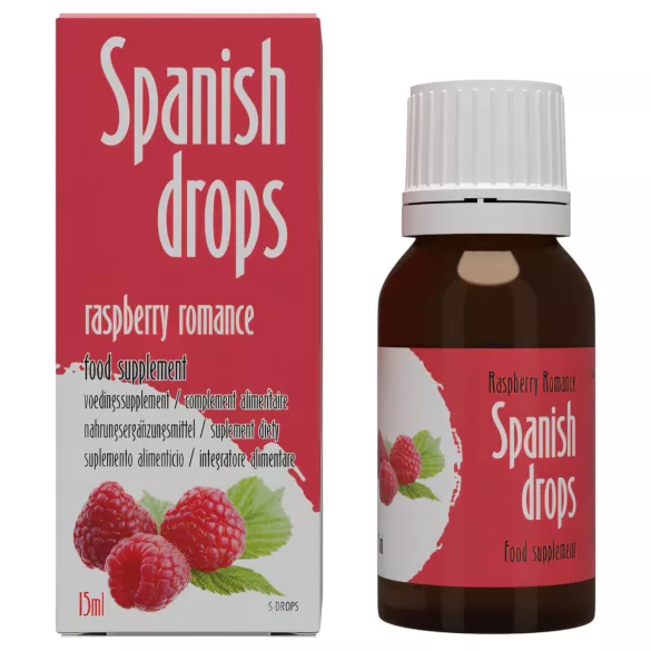 Cobeco Spanish Drops - gouttes stimulantes - aphrodisiaque - framboise - 15ml