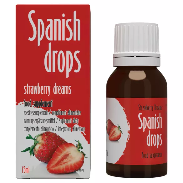 Cobeco Spanish Drops - gouttes aphrodisiaques - fraise - 15ml