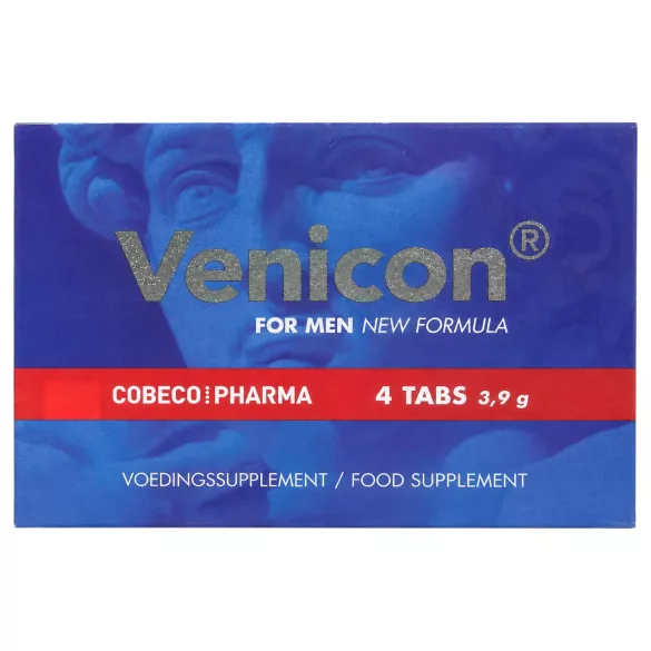 Venicon - complément alimentaire en gélules pour hommes (4 pièces)