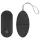 Easytoys - œuf vibrant télécommandé 7 modes - noir