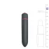 Easytoys - mini vibromasseur bullet étanche - noir