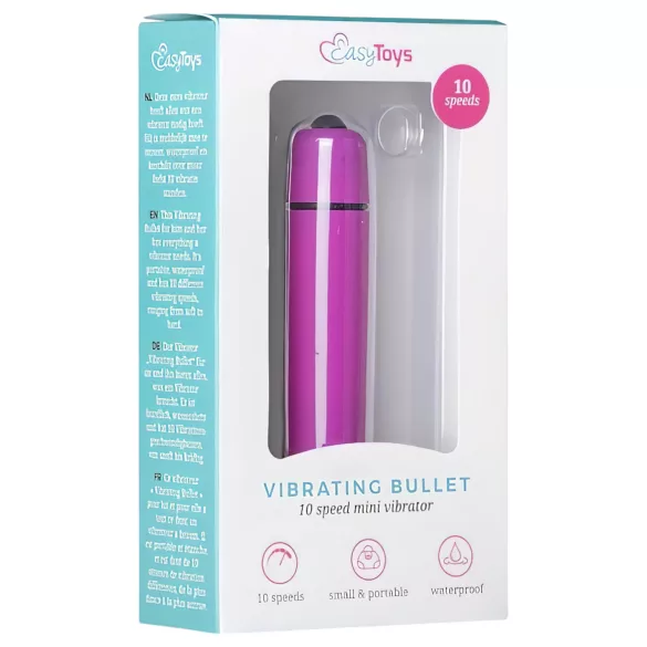 Easytoys - mini vibromasseur bullet étanche - violet
