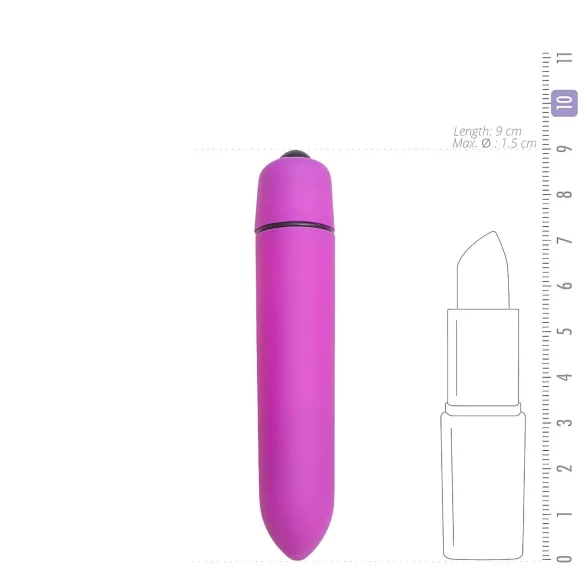 Easytoys - mini vibromasseur bullet étanche - violet
