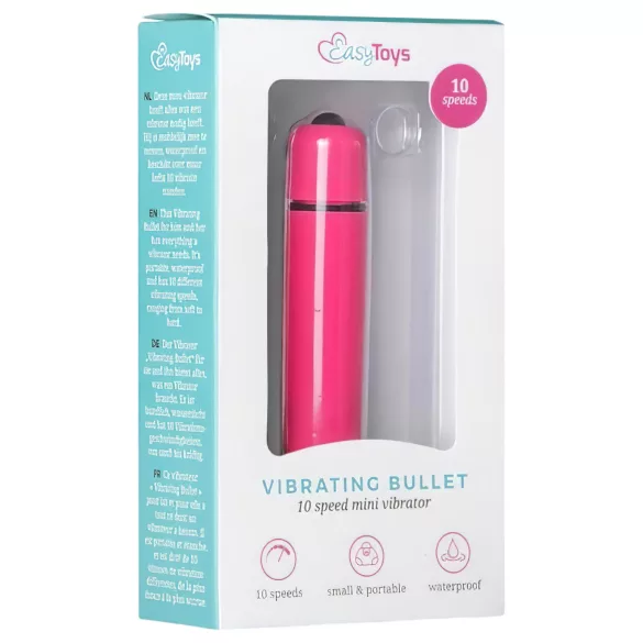 Easytoys - mini vibromasseur étanche - rose