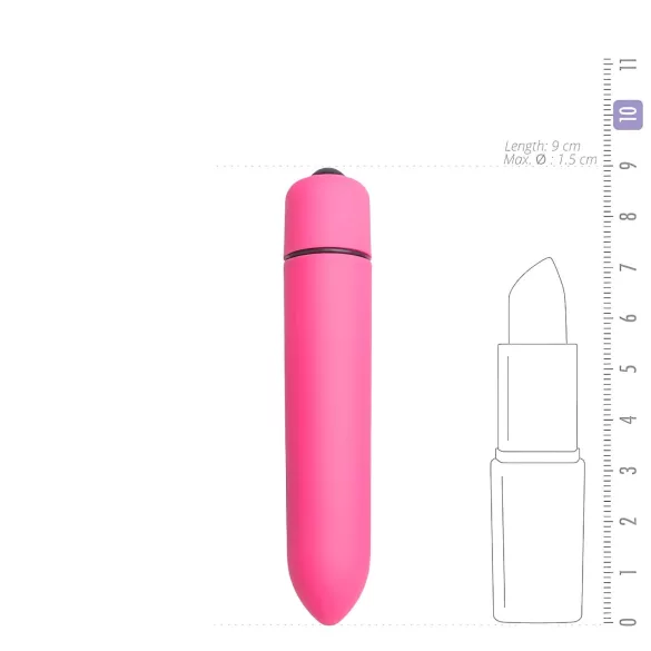 Easytoys - mini vibromasseur étanche - rose