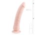 Easytoys - gode ventouse 100% silicone - réaliste 21cm - couleur chair