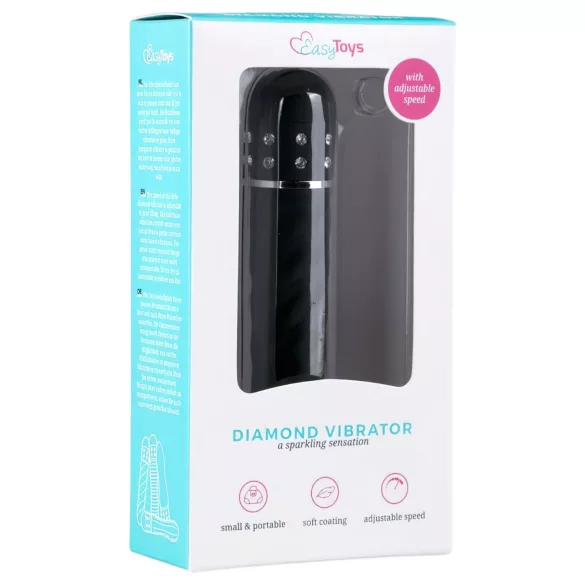 Easytoys - vibromasseur wand torsadé - silicone noir