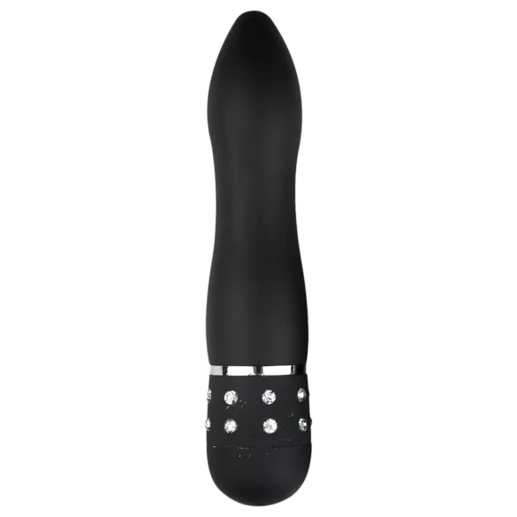 Easytoys Diamond Curved - mini vibromasseur courbé - noir