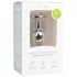 Easytoys - plug anal métal avec pierre cœur - argent blanc