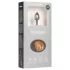 Easytoys Fox NO1 - plug anal métal queue de renard - argent roux