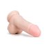 Easytoys - gode ventouse avec testicules - 17,5 cm - couleur chair