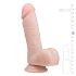 Easytoys - gode ventouse avec testicules - 17,5 cm - couleur chair