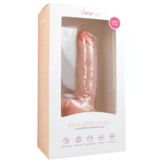   Easytoys - gode ventouse réaliste avec testicules 22,5cm - couleur peau