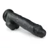 Easytoys - gode ventouse réaliste avec testicules - noir 26,5cm