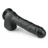 Easytoys - gode ventouse avec testicules - grand - 29,5 cm - noir