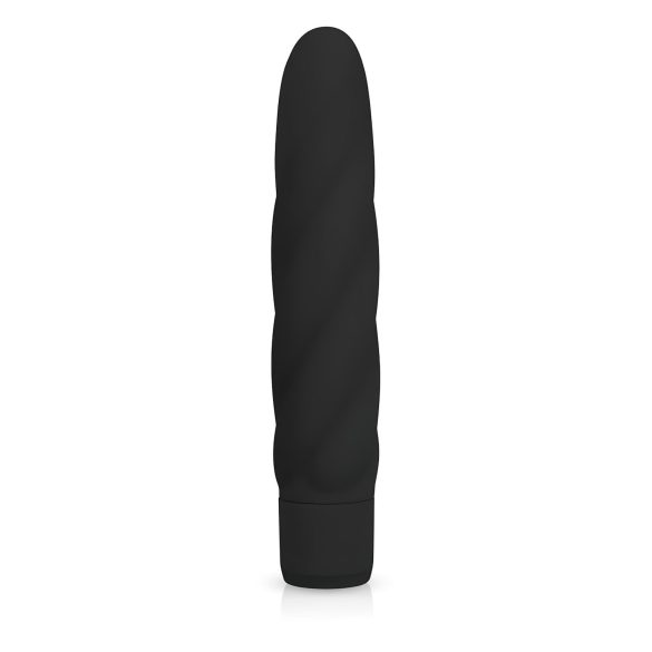 Easytoys Power Vibe - vibromasseur bâton torsadé silicone noir