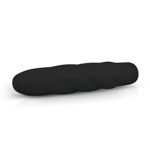 Easytoys Power Vibe - vibromasseur bâton torsadé silicone noir