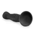 Easytoys - godemichet anal ventouse - nervuré - 14cm noir