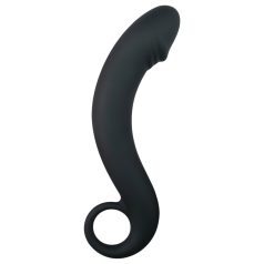 EasyToys - gode anal courbé - silicone noir