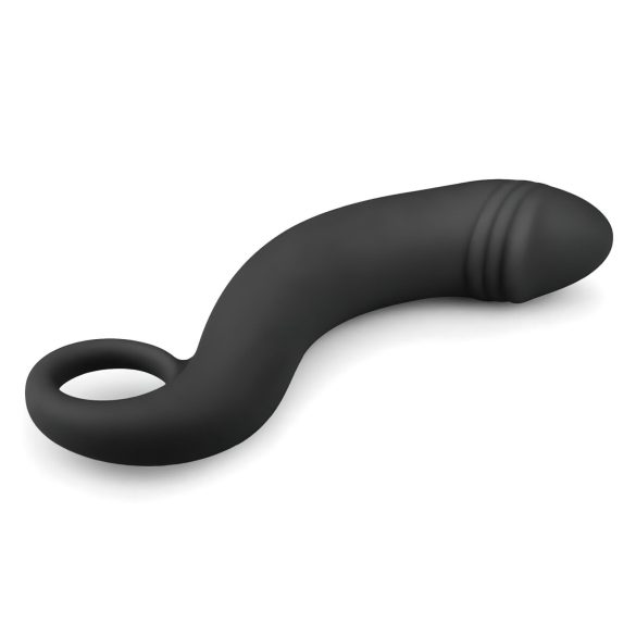 EasyToys - gode anal courbé - silicone noir