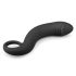 Dong Courbé EasyToys - Dildo Anal en Silicone (Noir)