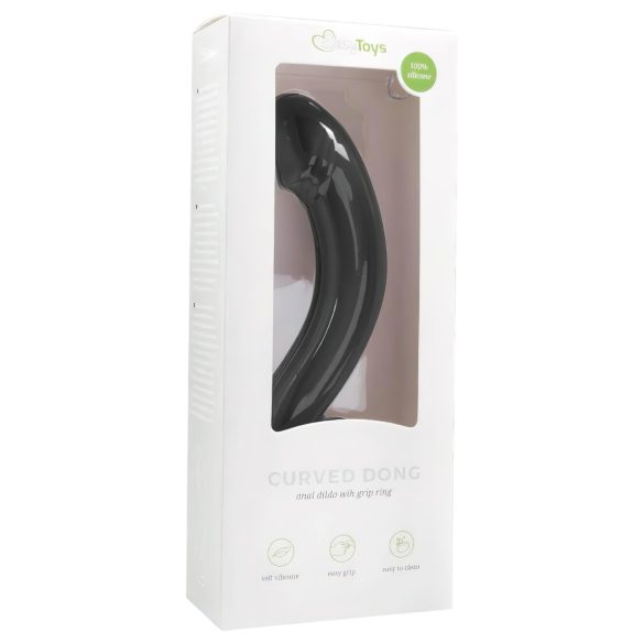 EasyToys - gode anal courbé - silicone noir