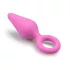 Easytoys - plug anal pointu - petit - silicone rose