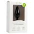 Easytoys Plug Pointu - plug anal avec anneau - taille moyenne (noir)