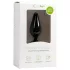 Easytoys - plug anal à anneau - taille moyenne - silicone noir