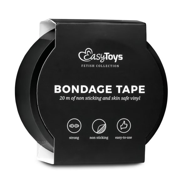 Easytoys - ruban bondage - noir - 20 m